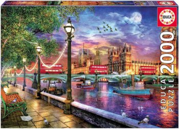 PUZZLE EDUCA 2000 PIECES LONDRES AU COUCHER DE SOLEIL
