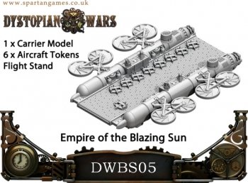 TENKEI SKY FORTRESS CARRIER - EMPIRE OF THE BLAZING SUN
