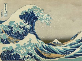 2000P LA GRANDE VAGUE DE KANAGAWA (HOKUSAI)