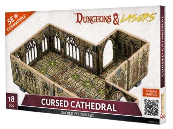 CURSED CATHEDRAL DECORS DUNGEONS & LASERS