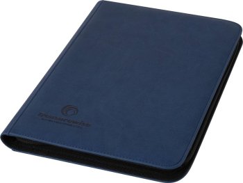 WISEGUARD XL ZIP BINDER 360 CARTES BLUE