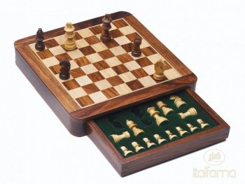 ECHECS MAGN DRAWER ACACIA/MAPL