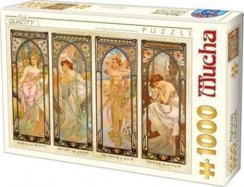 1000P MOMENTS DE LA JOURNEE (MUCHA)