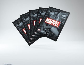 50 SLEEVES MARVEL CHAMPIONS BLACK