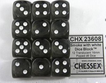 12D6 16MM GRIS/BLANC