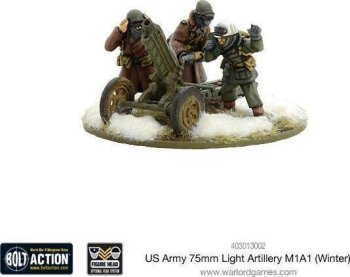 75MM LIGHT ART. M1A1 WINTER US