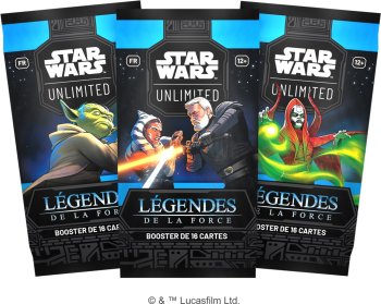 STAR WARS UNLIMITED BOOSTER SET 5 LEGENDES DE LA FORCE