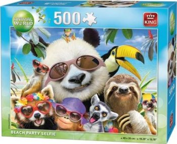 PUZZLE 500P ANIMAUX SELFIE KIN