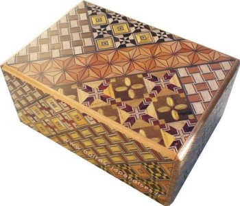 BOITE JAPONAISE 4 mouvements / 4 suns Yosegi MVTS