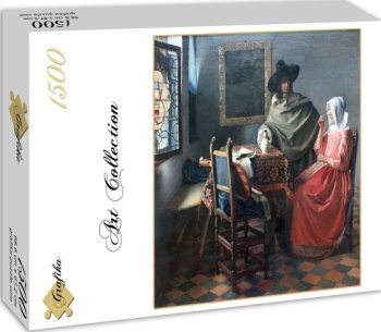 1500P JEUNE FILLE AU VERRE DE VIN (VERMEER)