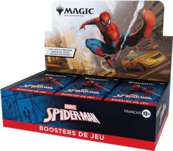 BOITE BOOSTER DE JEU SPIDERMAN MARVEL MAGIC (30 BOOSTERS)