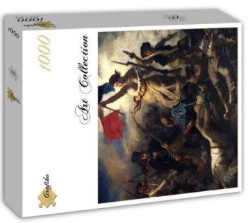 1000P Delacroix Eugene : La Liberte Guidant le Peuple, 1830