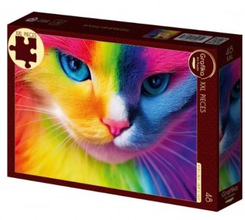 48P CHAT COLORE PIECES XXL