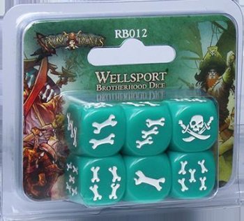 SET DE DES CONFRERIE DE WELLSPORT - RUM and BONES