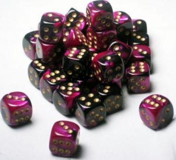 CHX26840 SET DE 36D6 GEMINI NOIR-VIOLET / OR