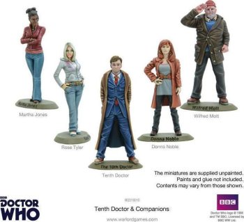 10TH DOCTOR & COMPANION SET