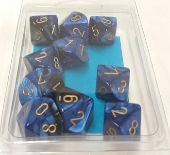 GEMINI BLACK-BLUE W/G 10D10