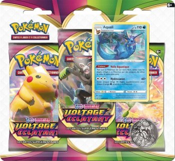 PACK 3 BOOSTERS AQUALI - VOLTAGE ECLATANT