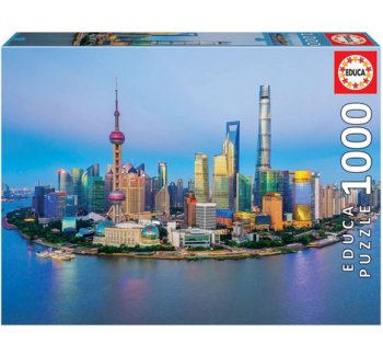 PUZZLE EDUCA 1000 PIECES SHANHGAI AU CREPUSCULE