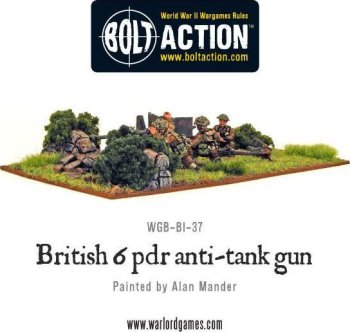 BRITISH ARMY 6 POUNDER AT GUN