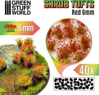 TOUFFES FLEURS ROUGES