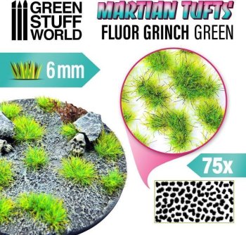 Touffes d’herbe martienne - FLUOR GRINCH GREEN