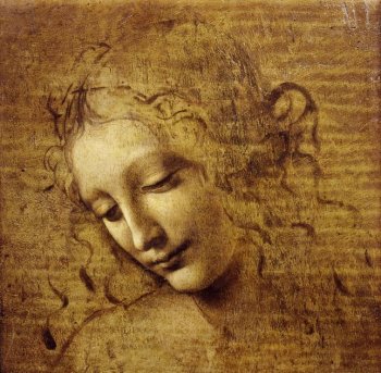 1500P VISAGE DE GIOVANE FANCIULLA, 1508 (Da VINCI)