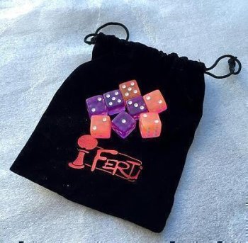 SAC 8 DES ROSE VIOLET (TUMBLIN DICE)