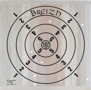 PLANCHE PEUPLIER 70X70 RONDE