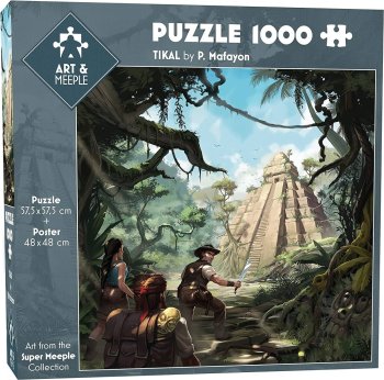 1000P TIKAL ART & MEEPLE