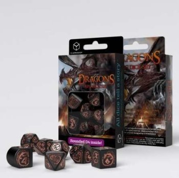 7 DES DRAGONS NOIR/CUIVRE MODE