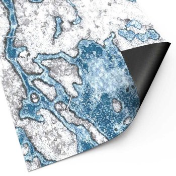 Tapis néoprène 155x114cm Blizzard Hollows avec zones de déploiement