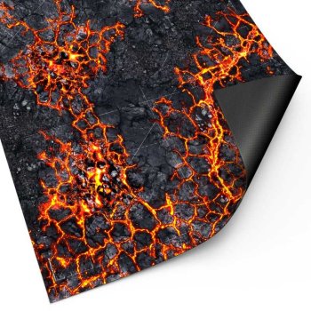 Wargame Mat 155x114cm Volcan/Flamecoil Path