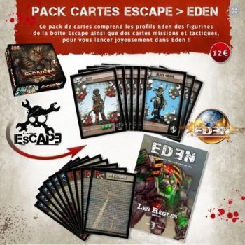 PACK CARTES ESCAPE -> EDEN