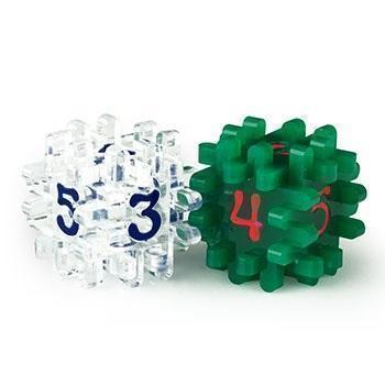 CONSTRUCTIBLE DICE CLEAR&GREEN