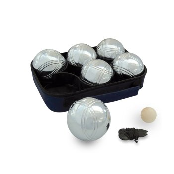 6 BOULES PETANQUE + SACOCHE