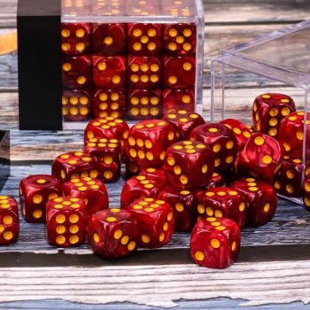 LOT DE 36D 12MM ROUGE