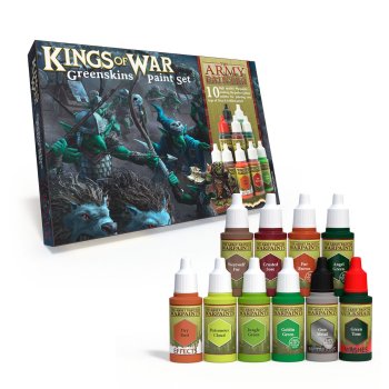 KINGS OF WAR GREENSKINS PAINT SET - ARMY PAINTER