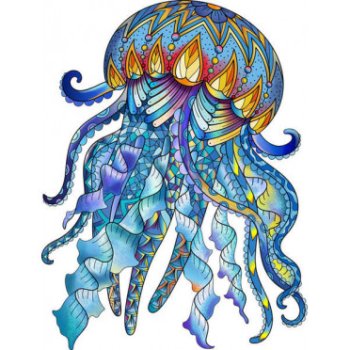 106P BOIS MEDUSE ARC-EN-CIEL 