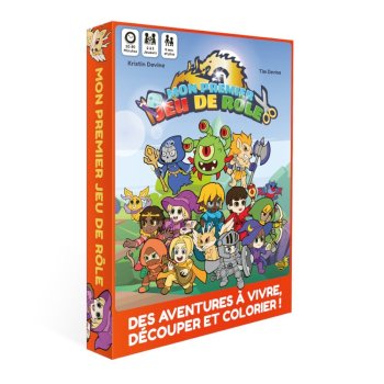 MON PREMIER JEU DE ROLE une aventure a colorier – Coffret integral
