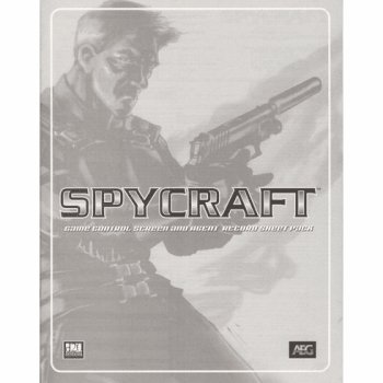 AEG Spycraft RPG Game Control Screen and Agent Record Sheet Pack