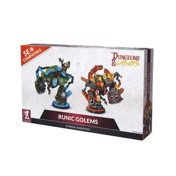 RUNIC GOLEMS - Dungeons & Lasers - Figurines