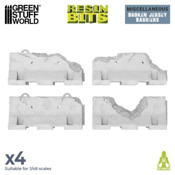 SET RESINE SCI-FI - BROKEN JERSEY BARRIERS GSW